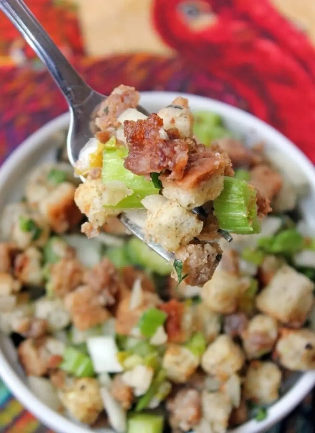 Sausage, Sage and Water Chestnut Stuffing