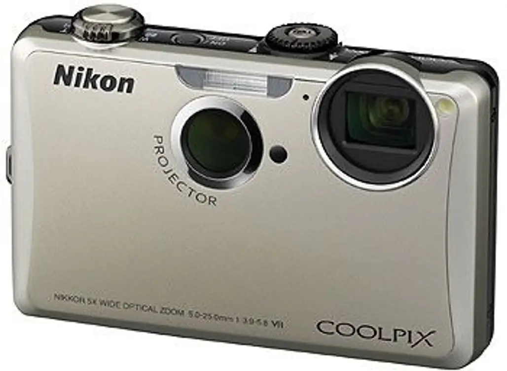 Nikon Coolpix S1100pj Digital Camera W/ Built-in Projector