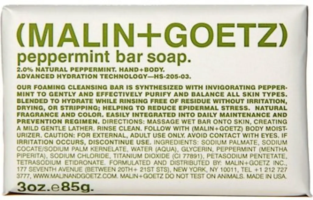 Malin + Goetz Peppermint Bar Soap