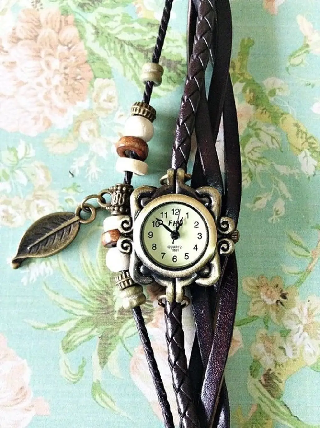 Vintage Style Charm Leather Watch