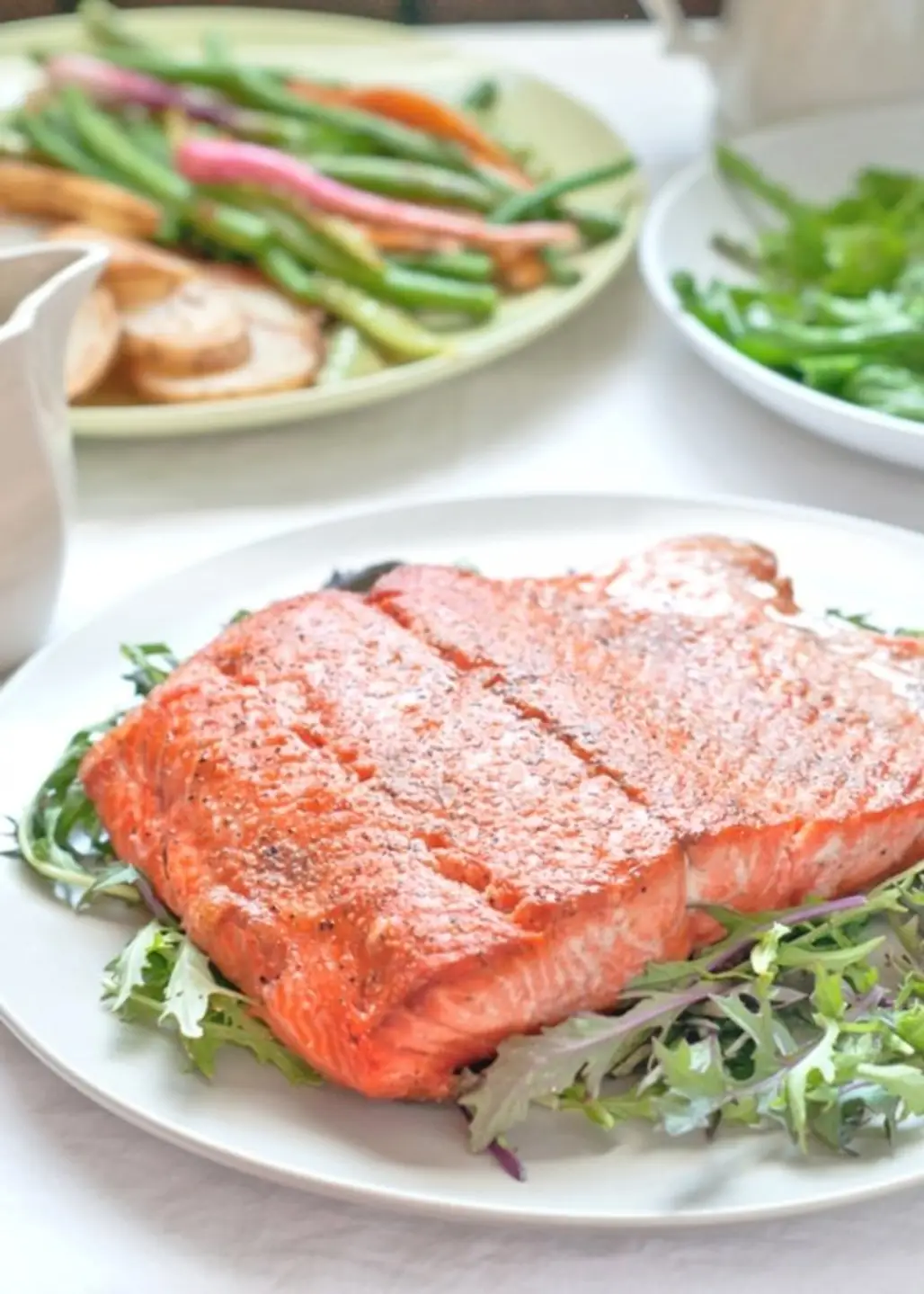 Salmon and Leafy Greens