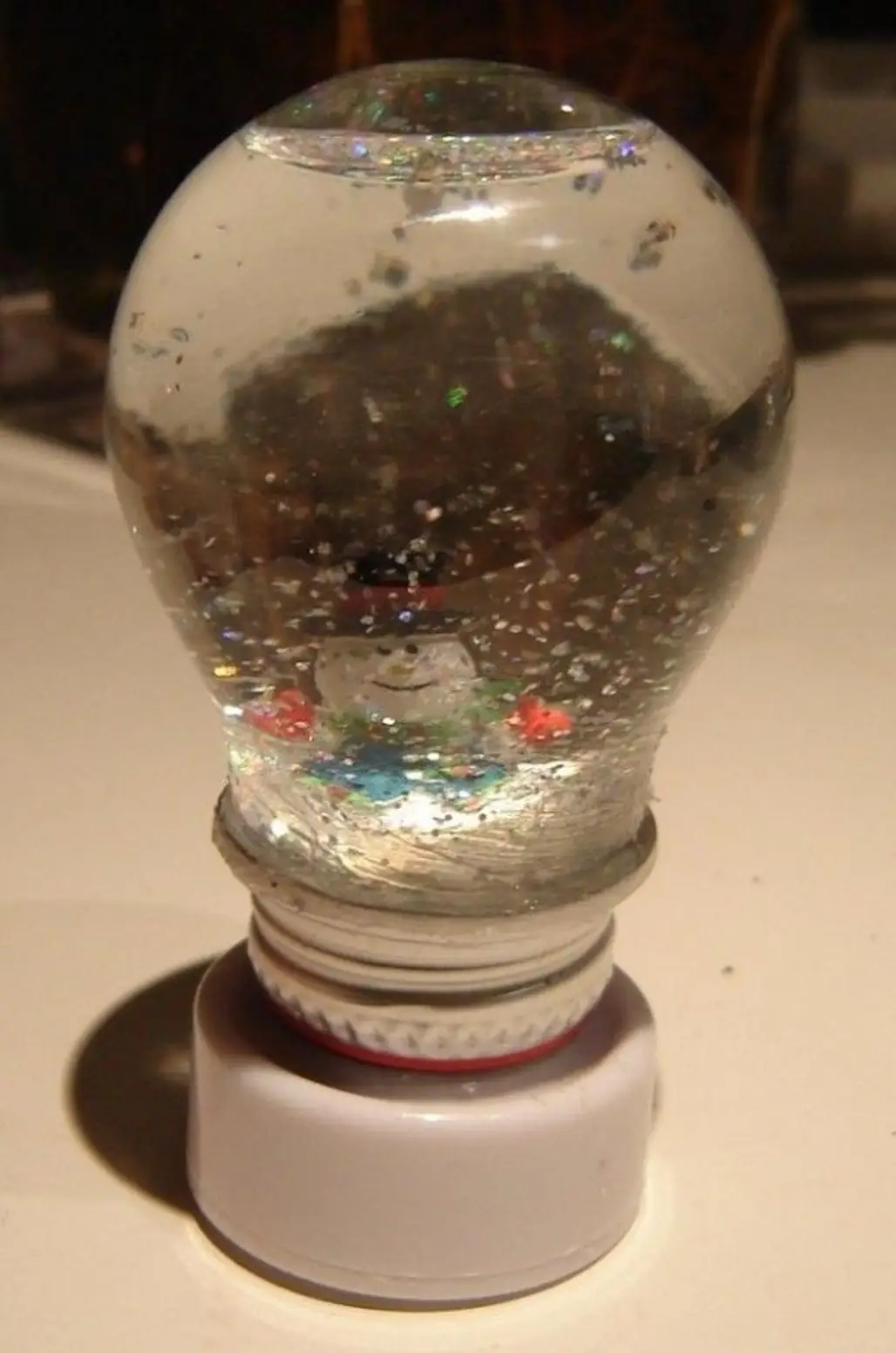 Light Bulb Snow Globe