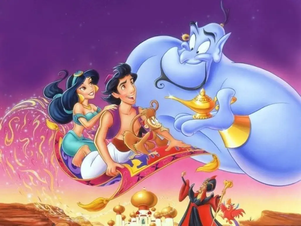 Aladdin (1992),cartoon,screenshot,mythology,illustration,