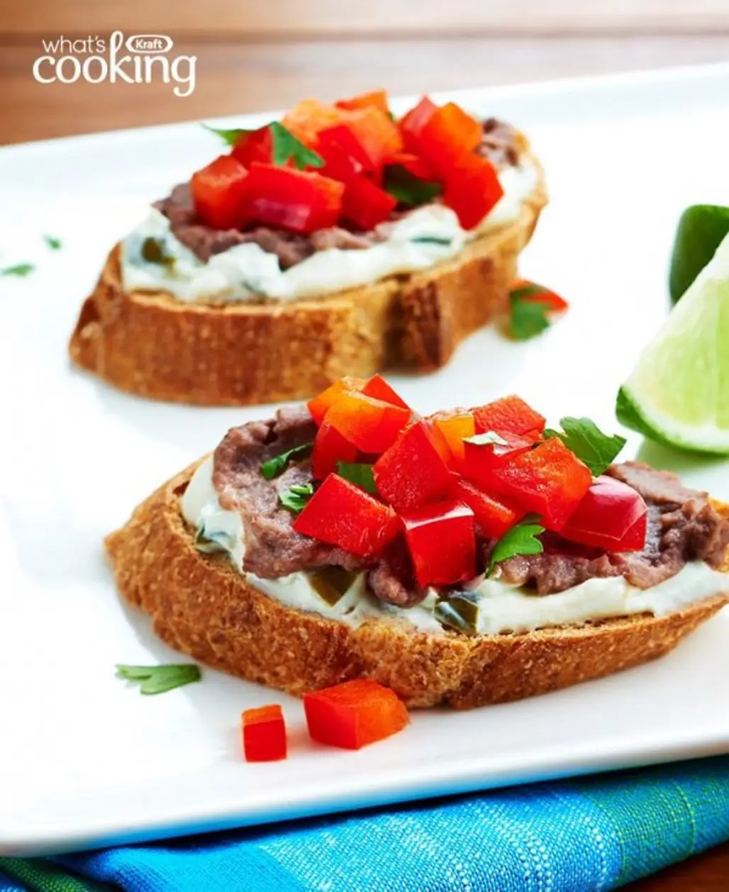 Jalapeño and Refried Bean Mexican Toast Topper