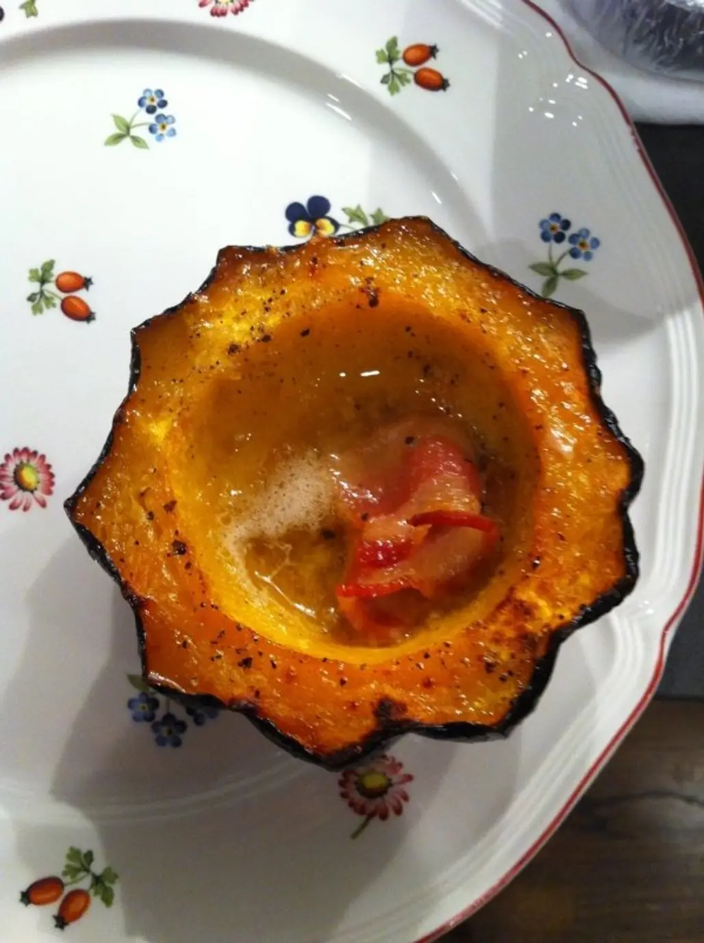 Acorn Squash with Bacon and Brown Sugar
