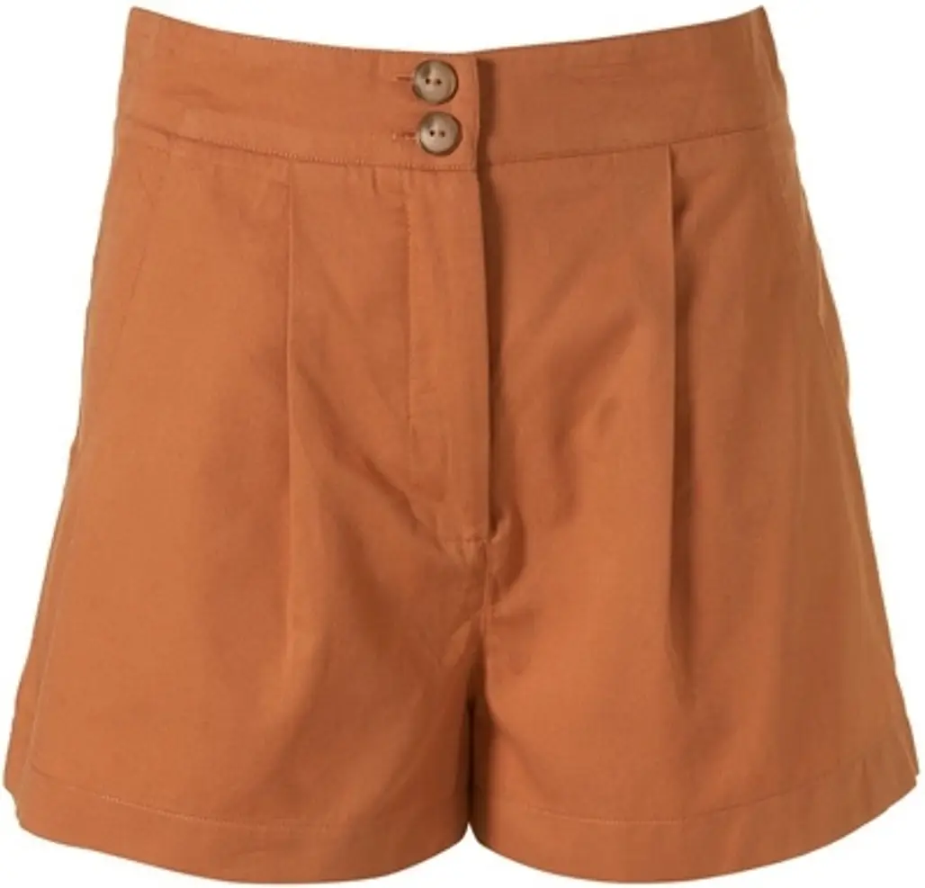 Topshop Apricot Cotton Shorts