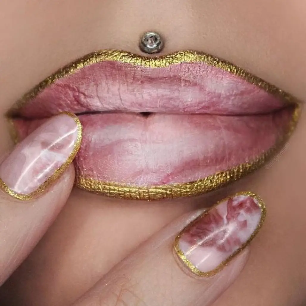 pink, face, lip, nail, finger,