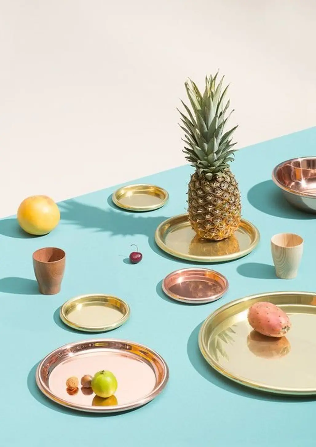 Pineapple, Table, Dishware, Plate, Food,