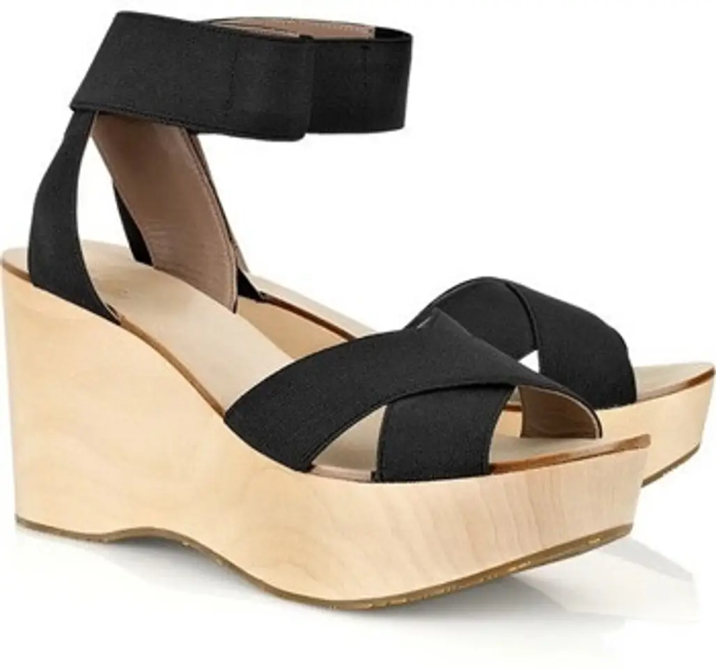 Belle Sigerson Morrison Wooden Wedge Sandals