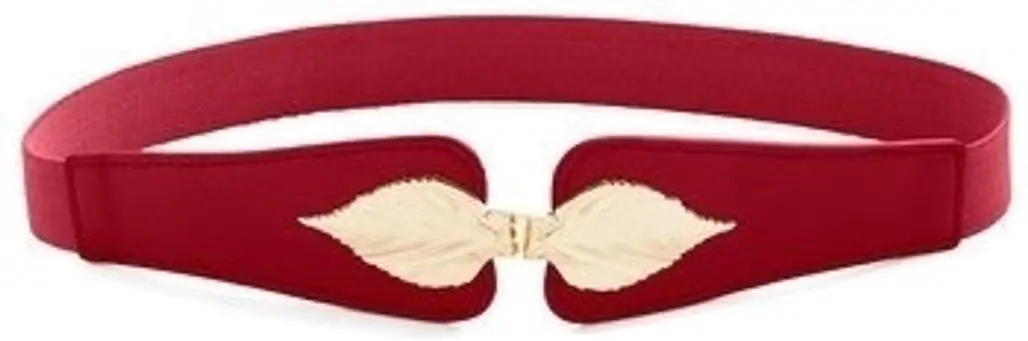 Leaf for the Day Belt in Red by Modcloth