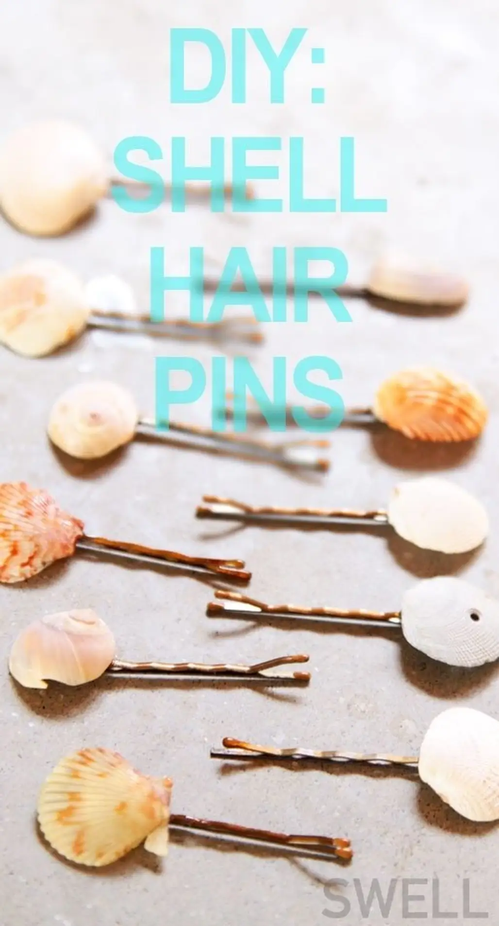 Seashell Hair Pins