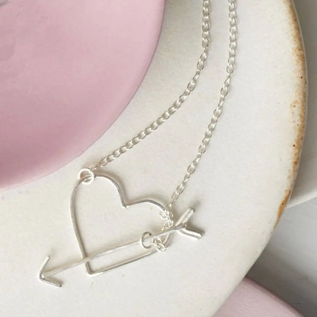 Heart and Arrow Necklace