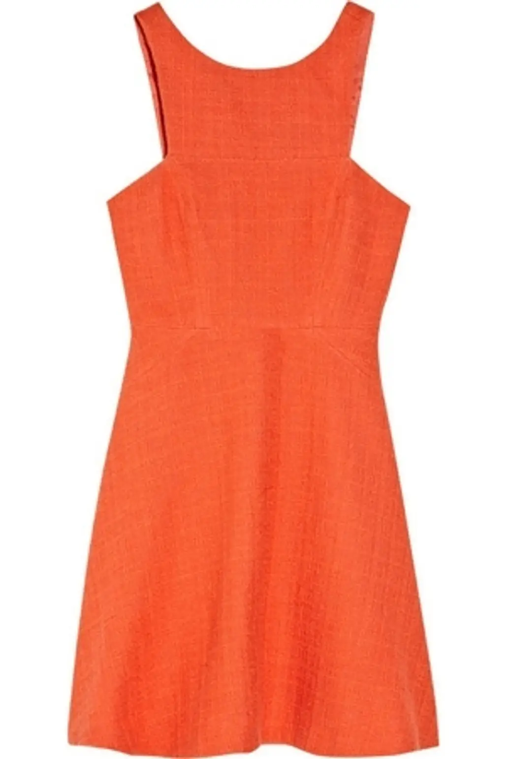 Tibi Basketweave Cotton-Blend a-line Dress