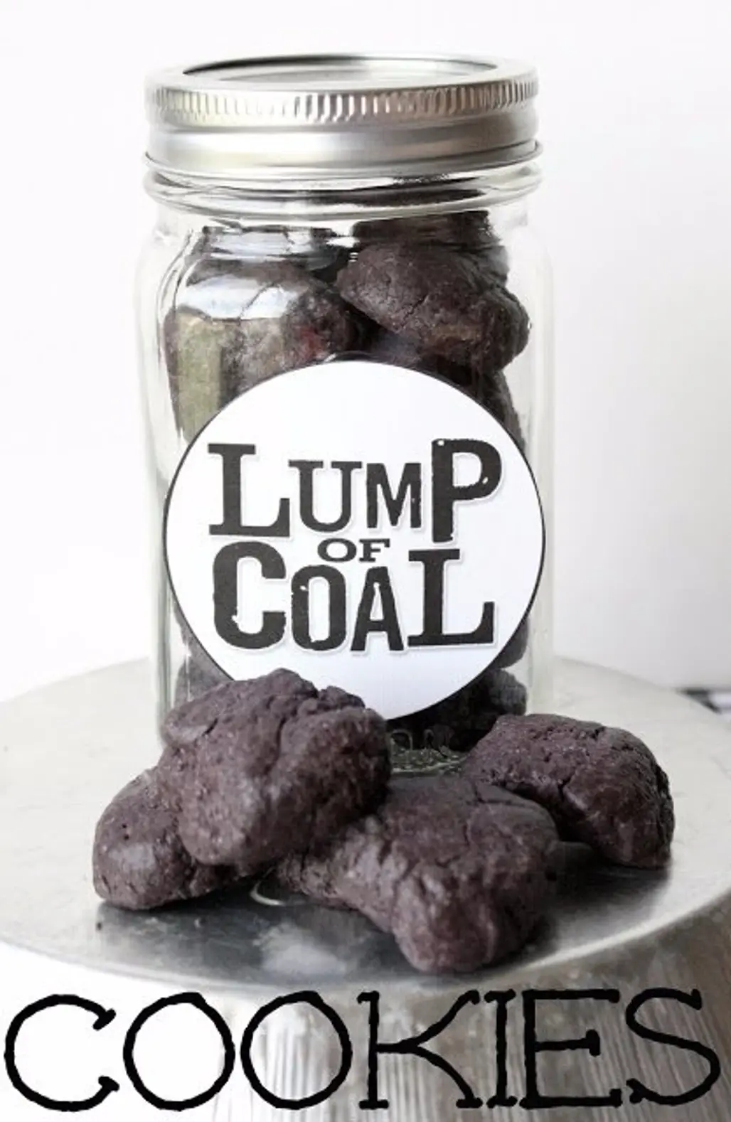 Lump of Coal Cookies