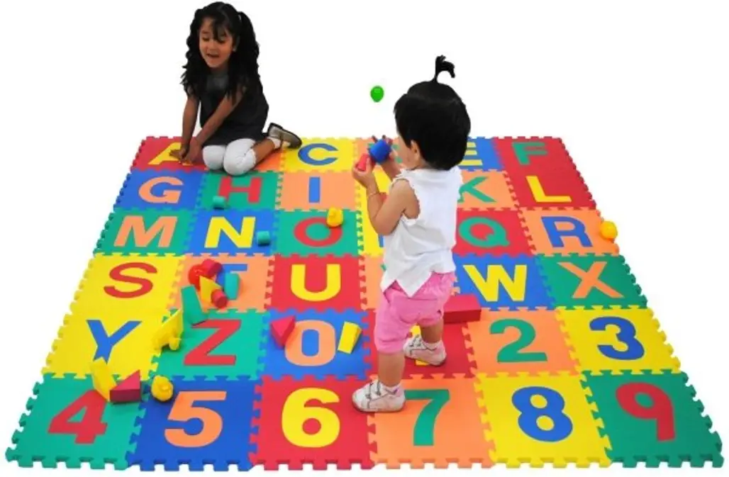 Alphabet Mat and Number Flash Cards