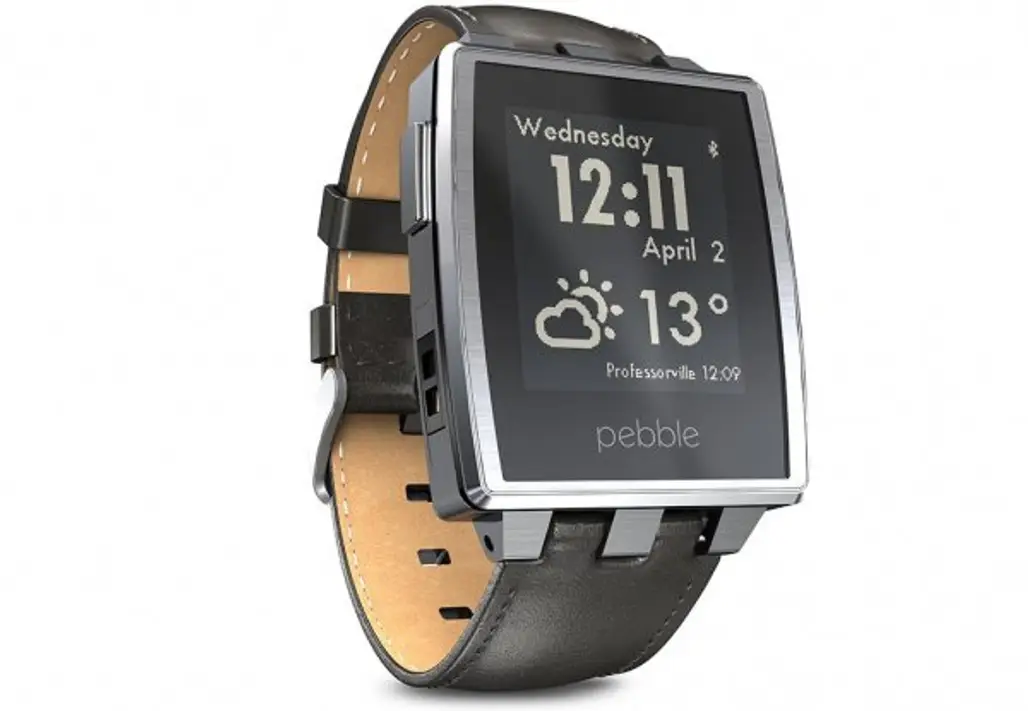 Pebble Steel Smart Watch for IPhone and Android Devices