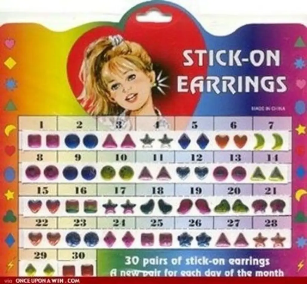 Stick-on Earrings