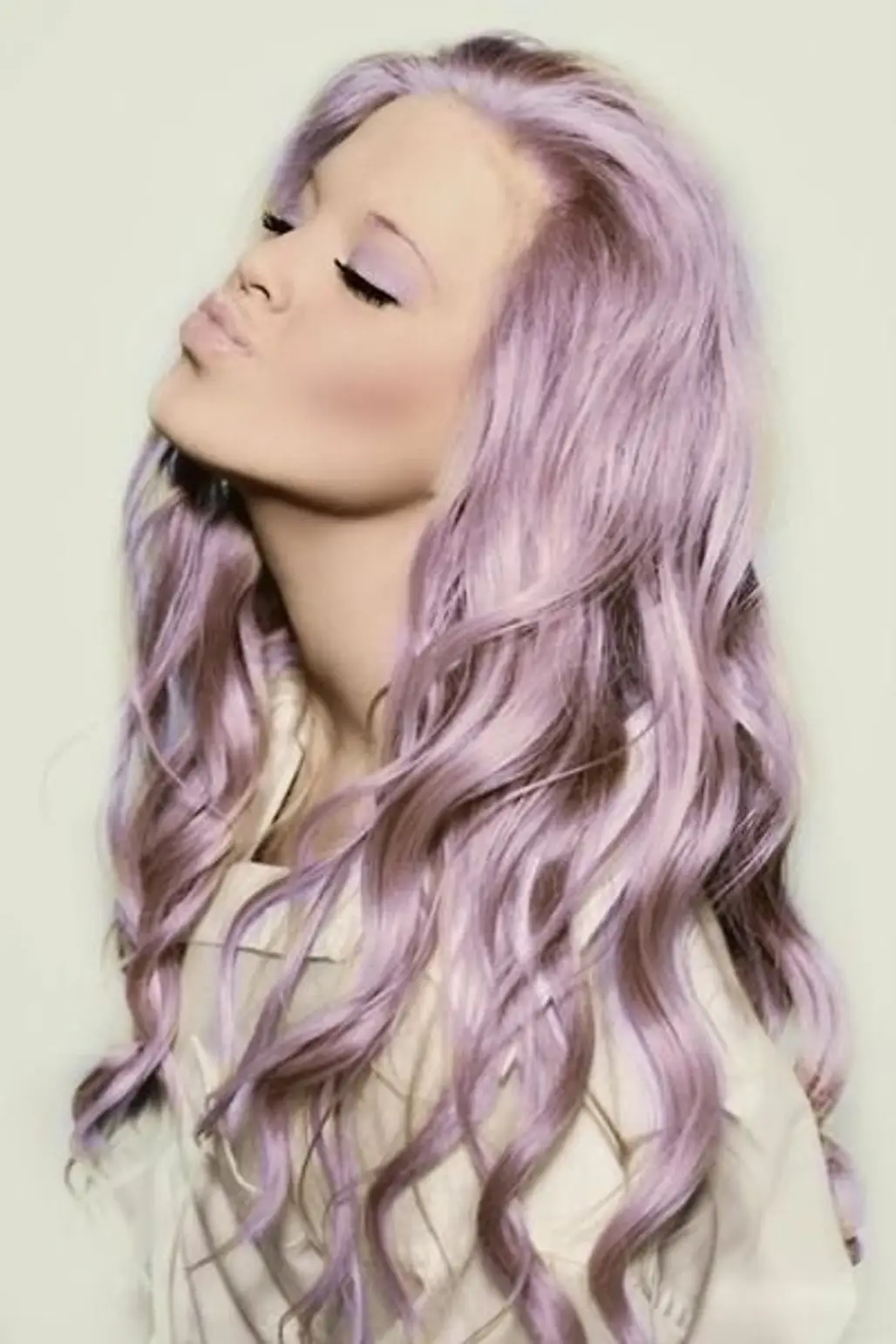 hair,pink,clothing,face,purple,