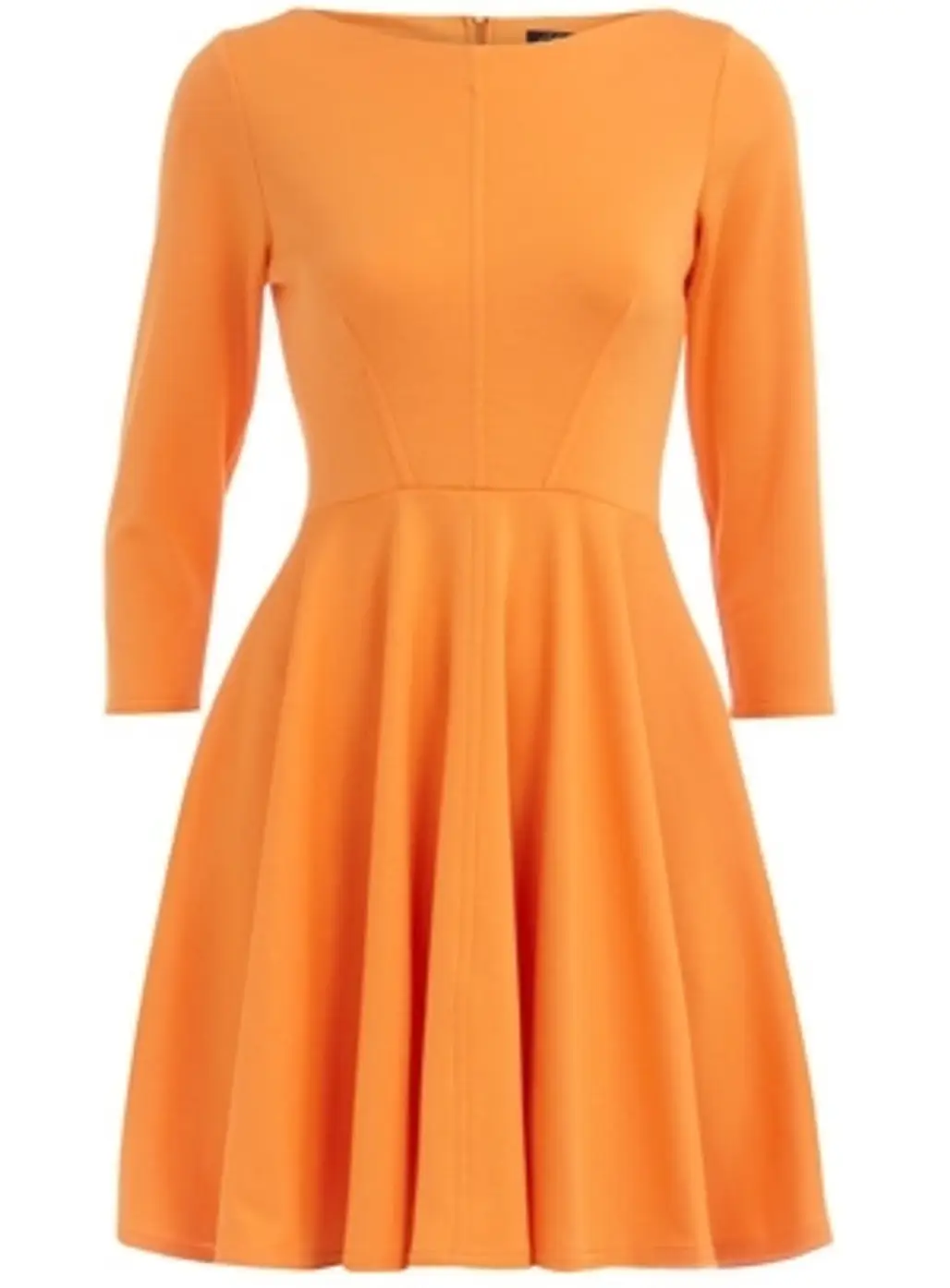 Dorothy Perkins Orange Fit and Flare Dress
