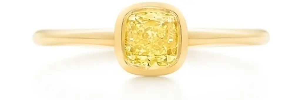 Tiffany Bezet Yellow Diamond Ring