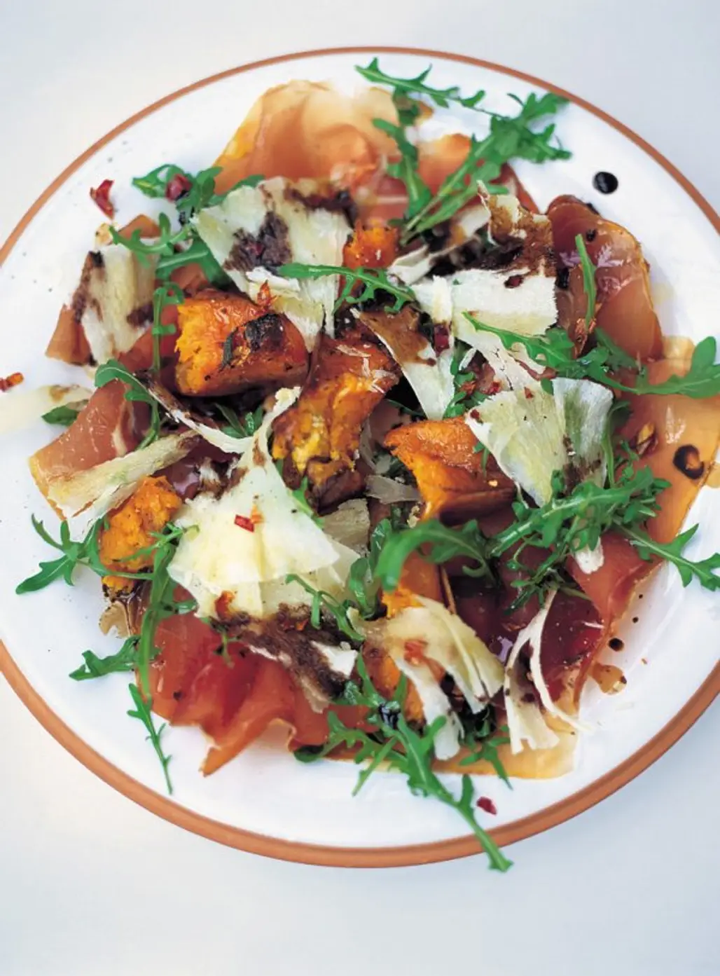 Warm Salad of Roasted Squash, Prosciutto & Pecorino Jamie Oliver Food Jamie Oliver (UK)