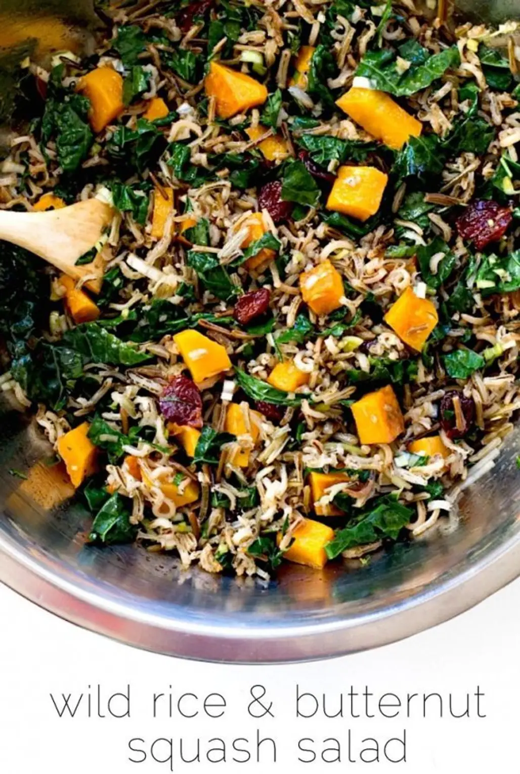Wild Rice and Butternut Squash Salad with Maple Dressing
