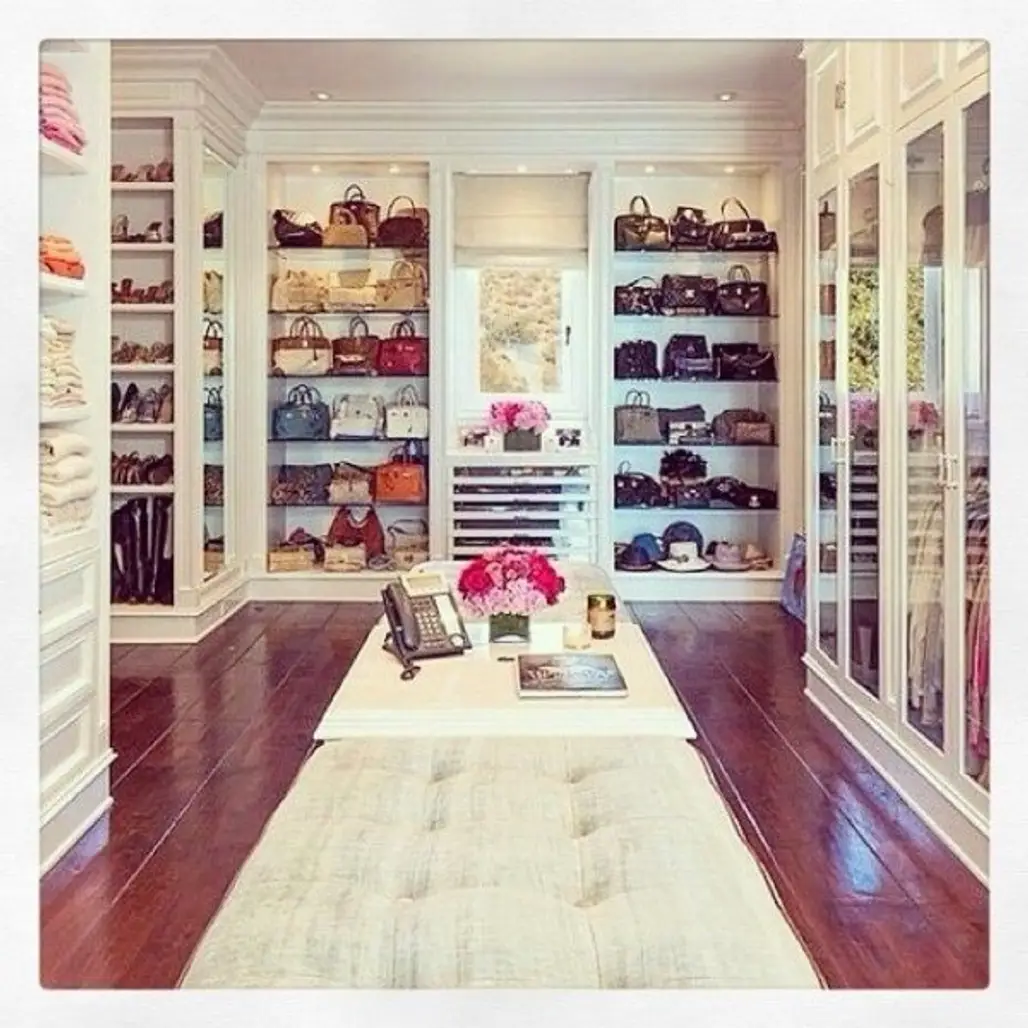 Perfect Closet for Purse Lovers