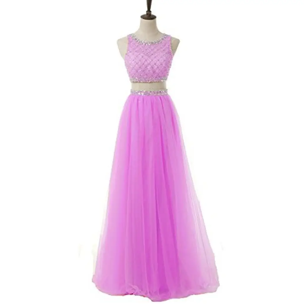 dress, pink, clothing, day dress, gown,