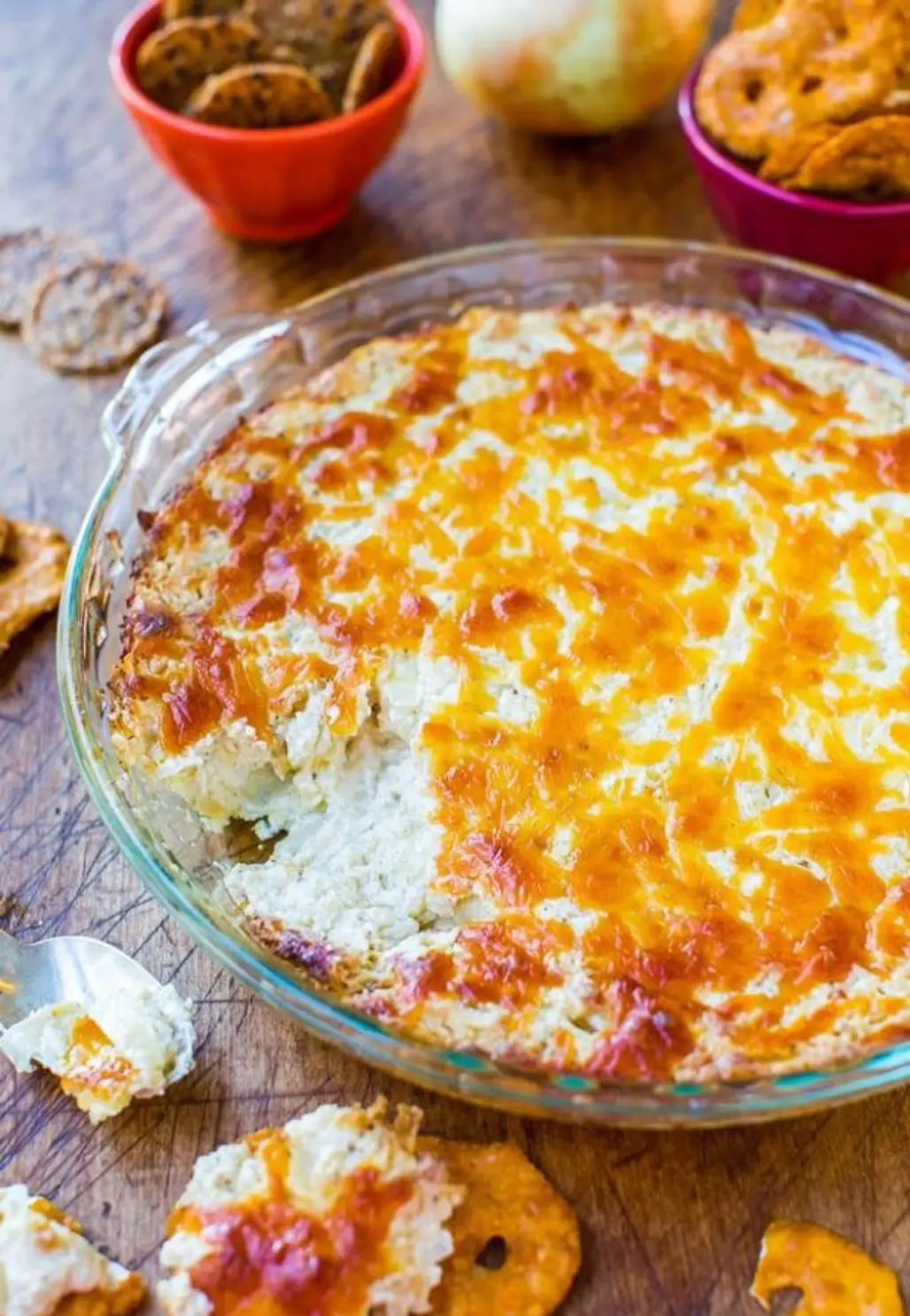 Creamy Baked Double Cheese and Sweet Onion Dip