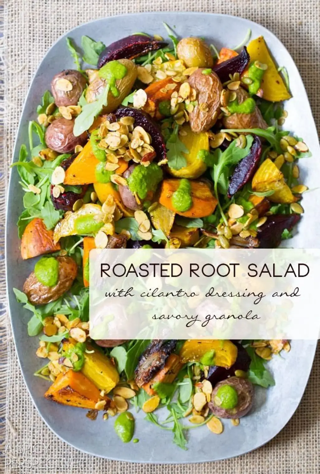 Roasted Root Vegetables Salad