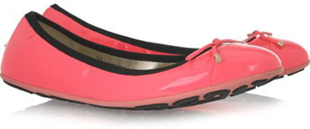 ‘Wallach’ Patent Leather Ballet Flats