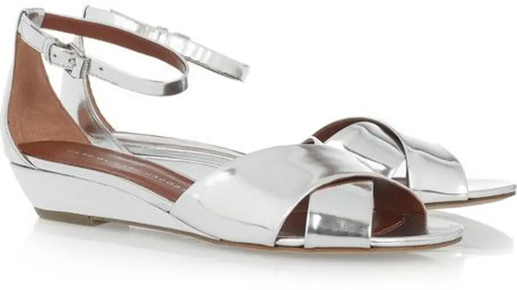 Marc by Marc Jacobs Leather Wedge Sandals