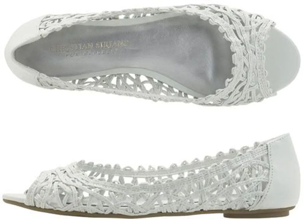Women's Cindy Woven Flat by Christian Siriano