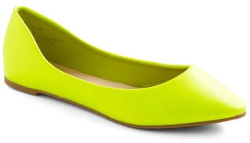 Day and Nightlife Flat Neon Shoes