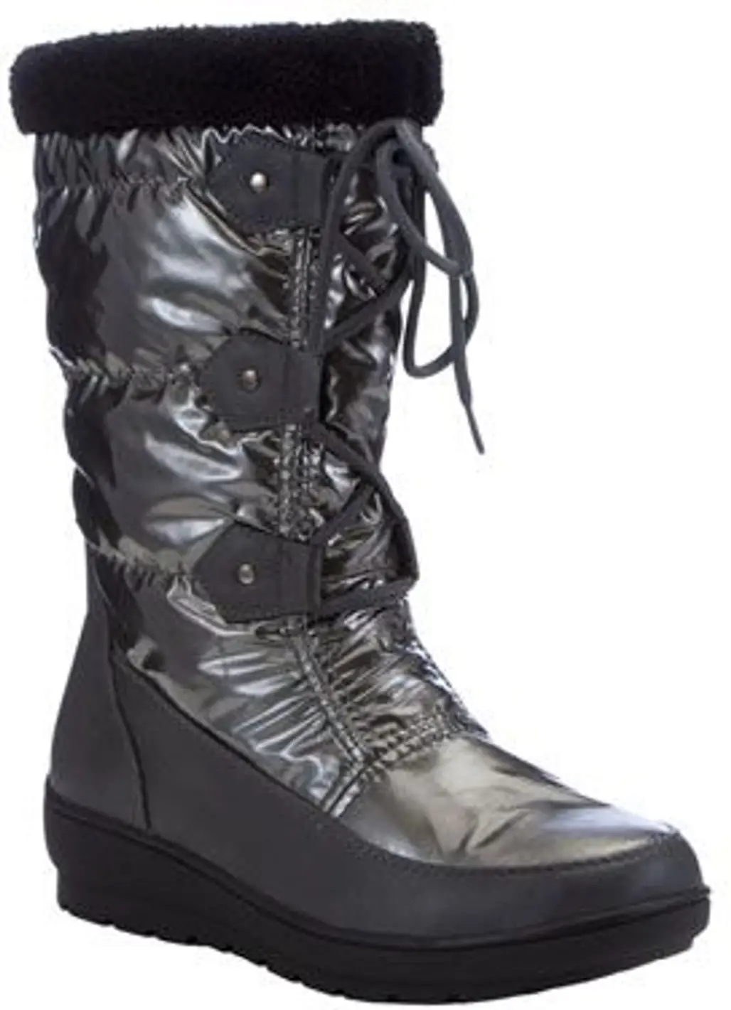 Ela Women’s Metallic Pull on Snow Boots