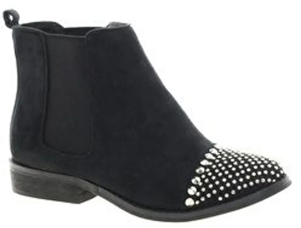 New Look Brixton Studded Toe Cap Ankle Boots