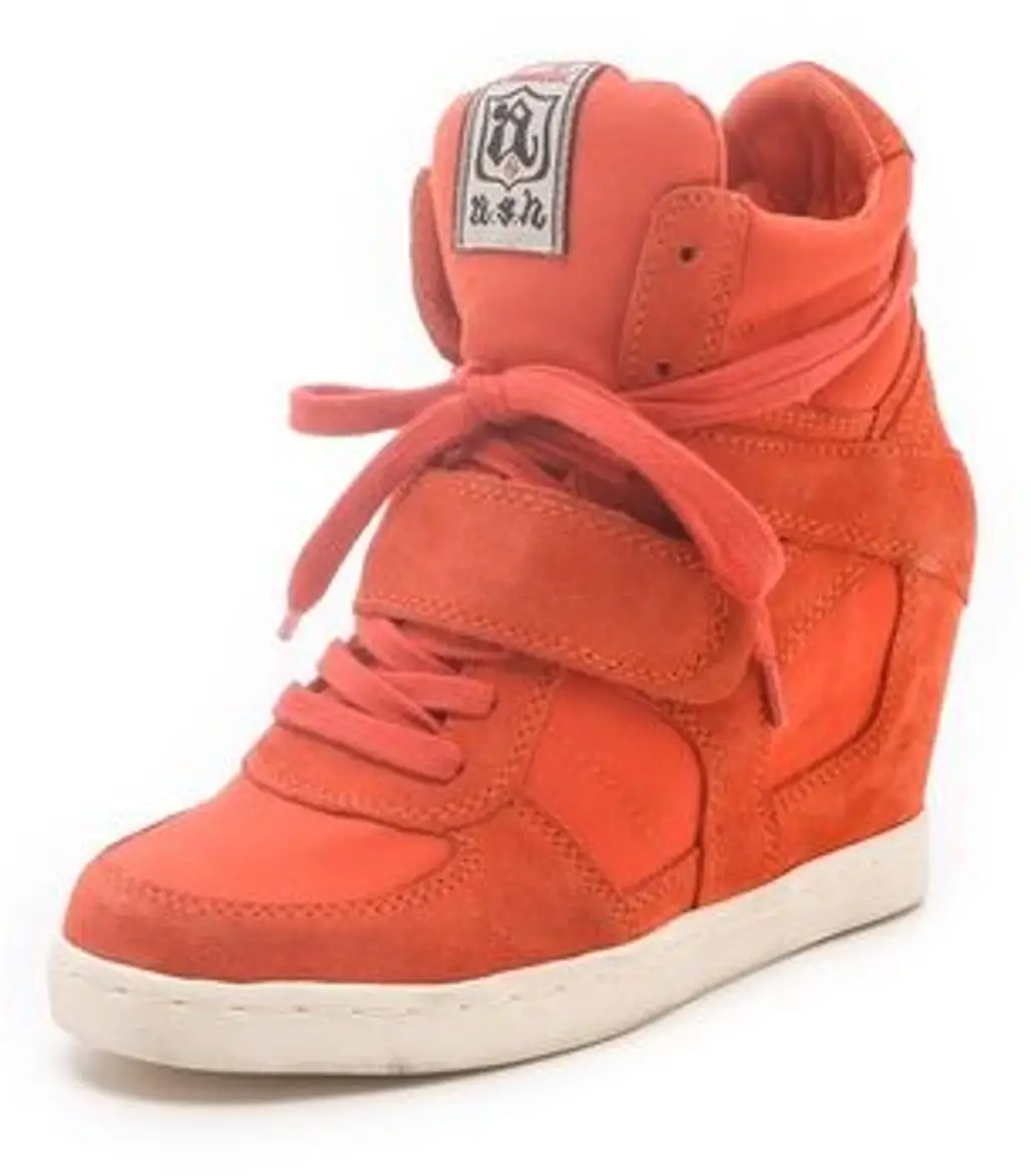 Bright-Colored Sneaker Wedges