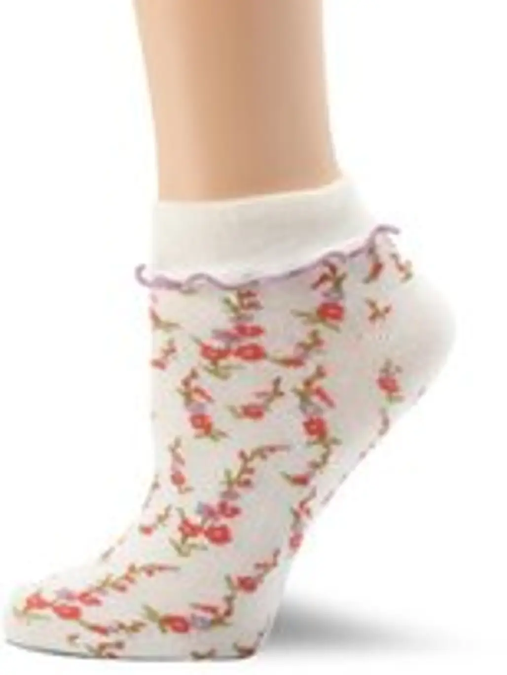 Jessica Simpson Women's Ditsy Ruffle Anklet Socks