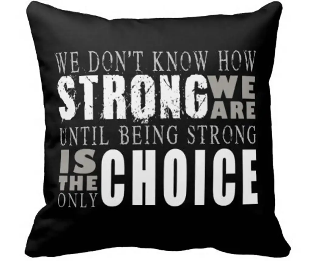 We Don't Know How Strong We Are Throw Pillow