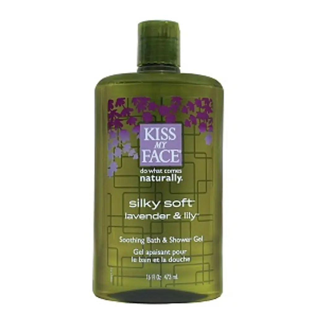 Kiss My Face Shower Gel & Silky Soft Skin Smoother in Lavender & Lily