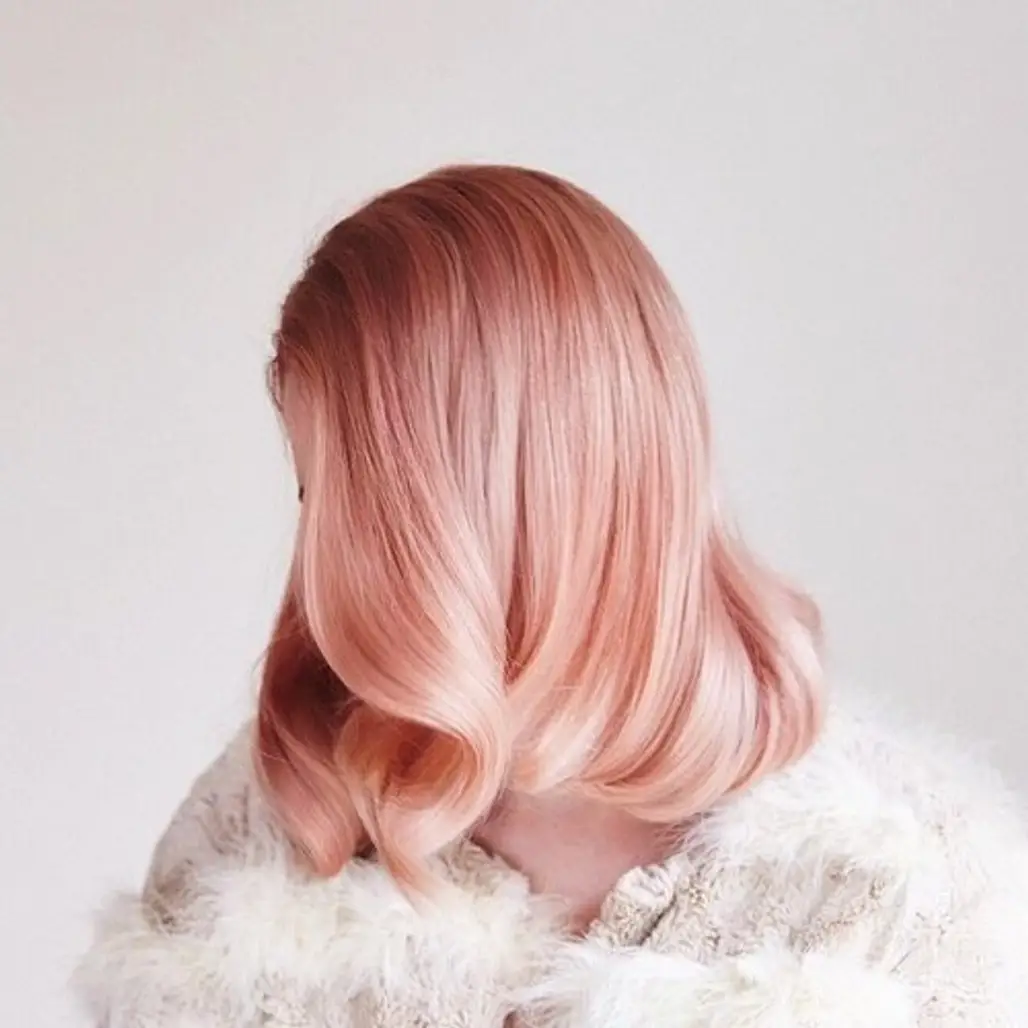 hair,human hair color,pink,clothing,face,