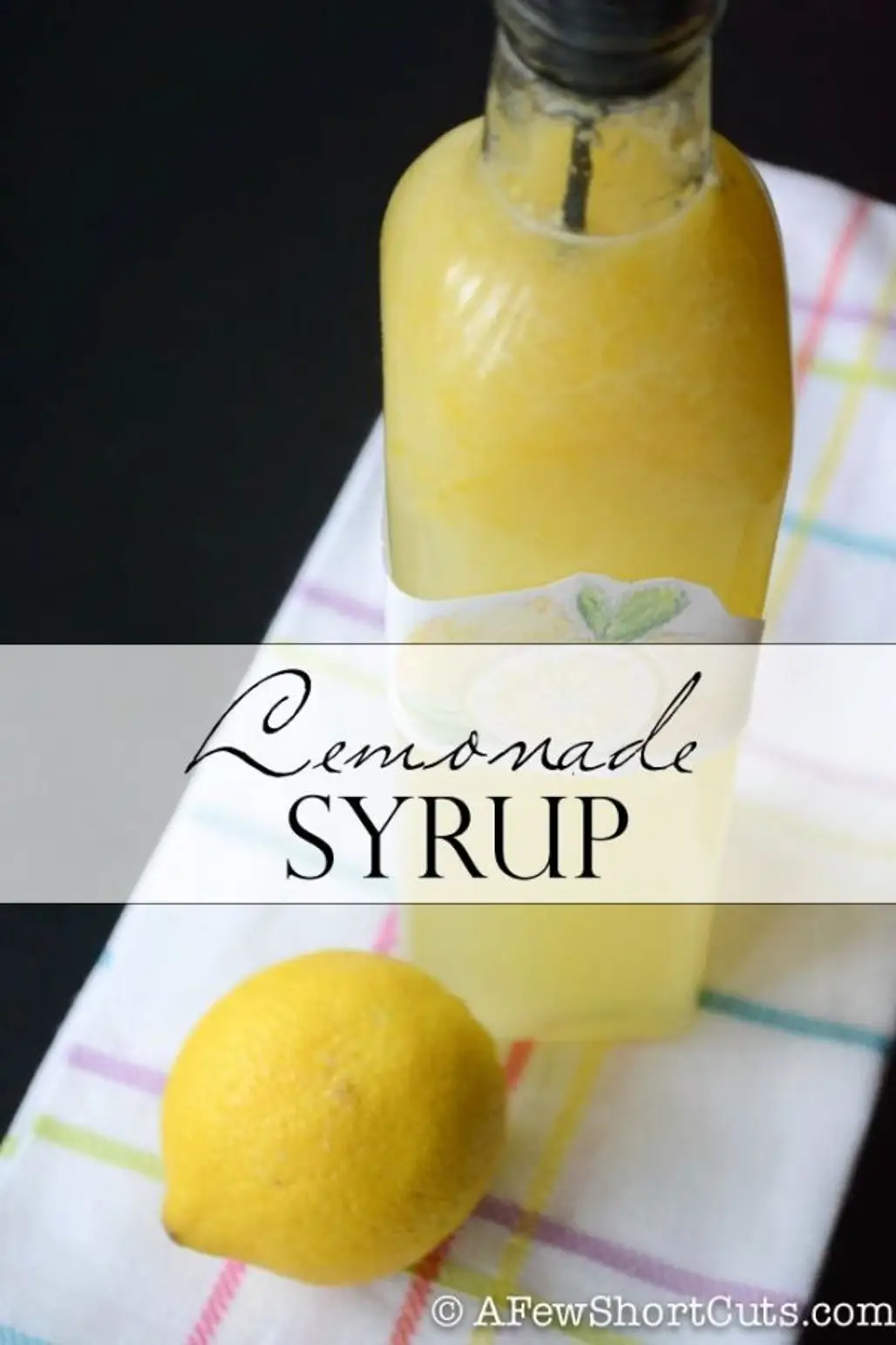 Homemade Lemonade Syrup (for Mixing in)