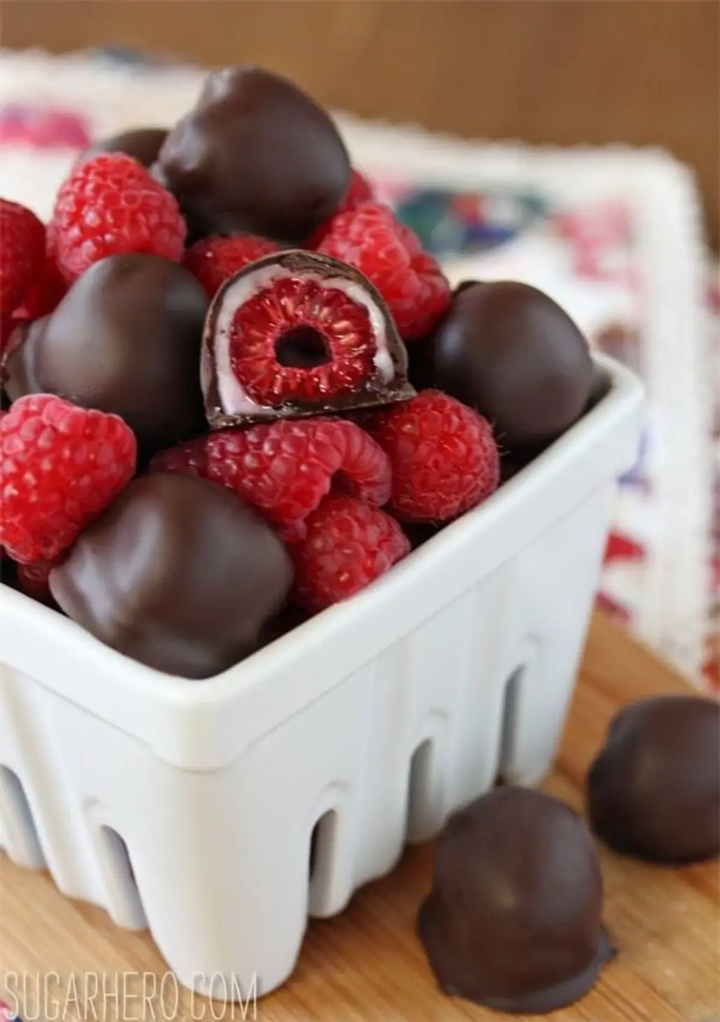 Chocolate-Covered Raspberries