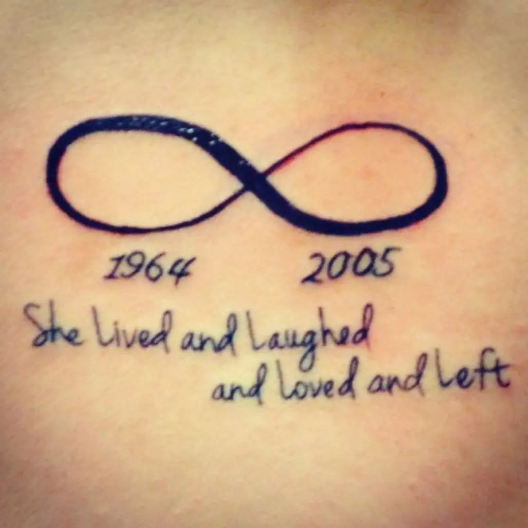 Infinity Sign with a Quote