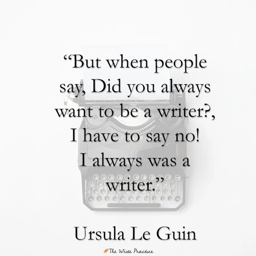 I Was Always a Writer