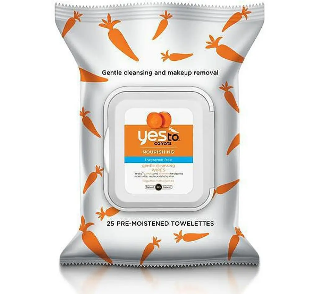 Yes to Carrots Fragrance-Free Wipes