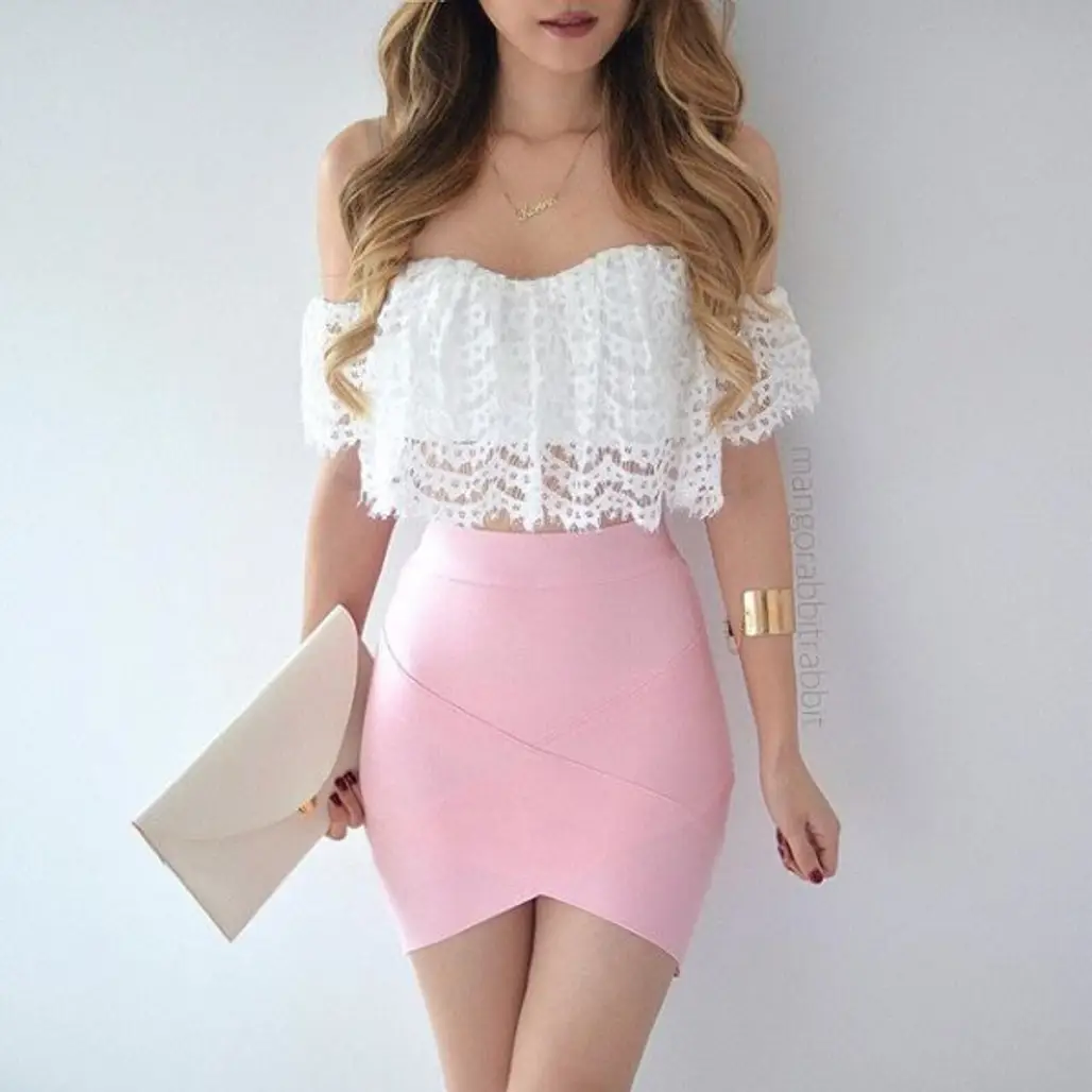 clothing, pink, dress, cocktail dress, sleeve,