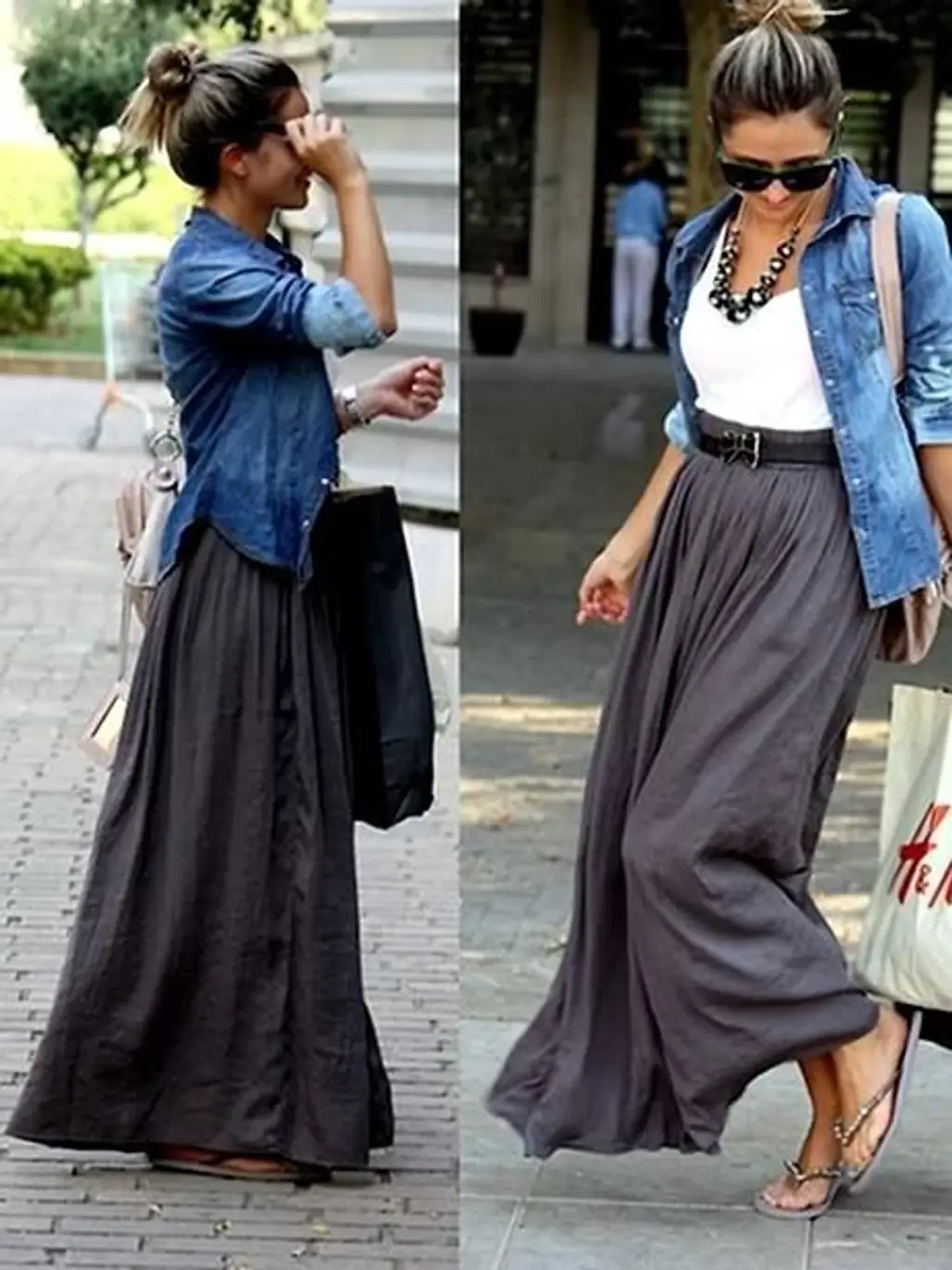 Here's 38 Ways to Wear a Maxi Skirt for the Most Adorable Outfits Ever