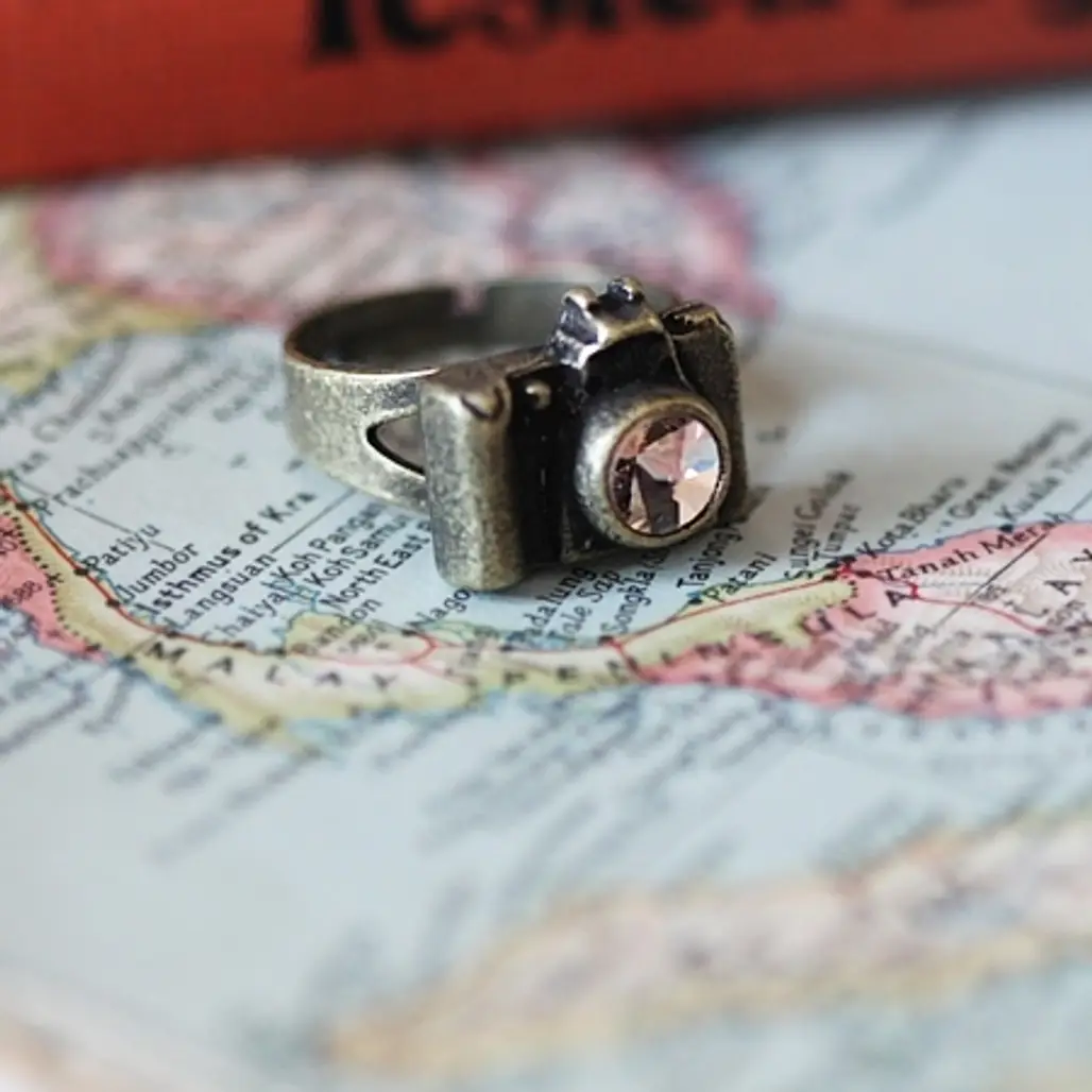 Picture Perfect Brass Camera Ring
