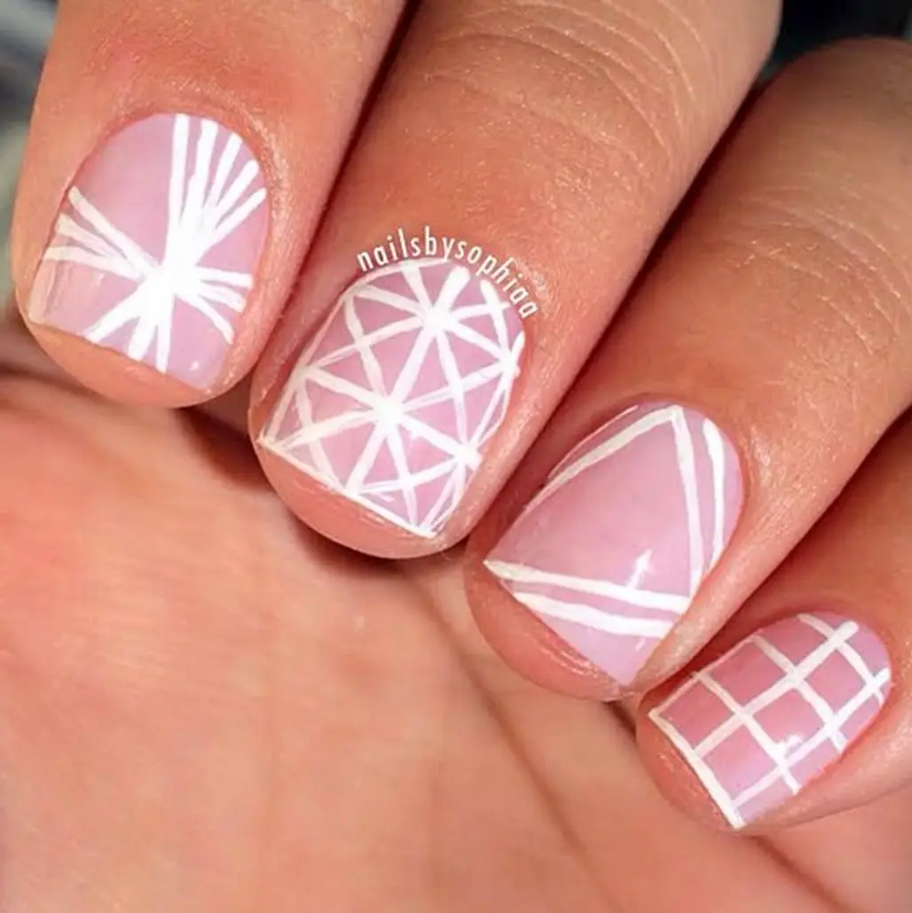 Pink and Whites | Pink gel nails, White nails, Best nail salon